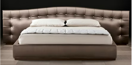 Armani Leather Headboard and Base