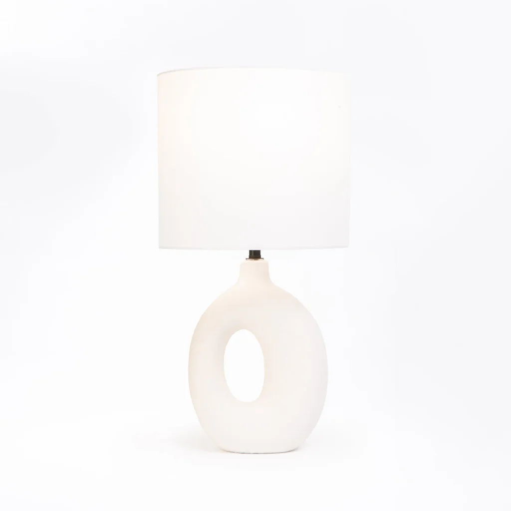 Ivory Halo Lamp