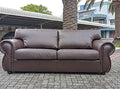 Kingsbury genuine leather couch