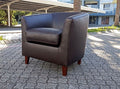 Full leather Tub Chair