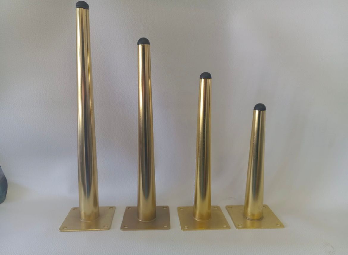 Cone steel angle leg and straight leg