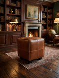 Venus Genuine Leather Ottoman