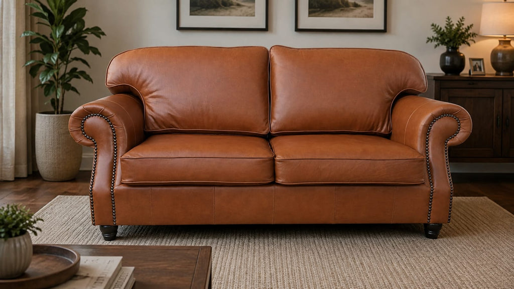 Marlborough Genuine Leather Couch
