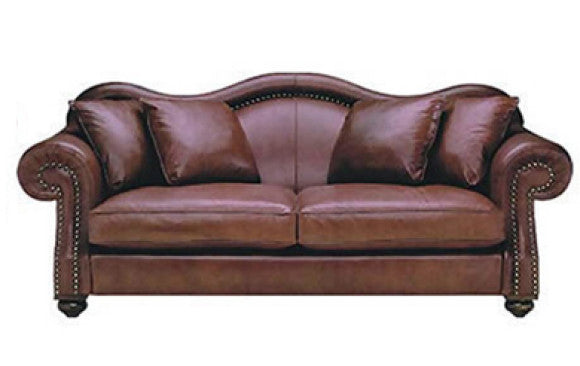 Oxford Dark genuine leather couch