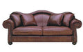 Oxford Dark genuine leather couch